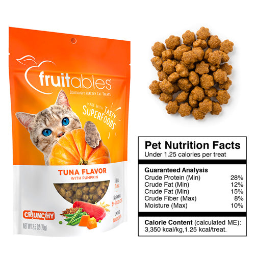 Fruitables® Tuna Flavor with Pumpkin Cat Treats - Pooch Pet Stores LLC