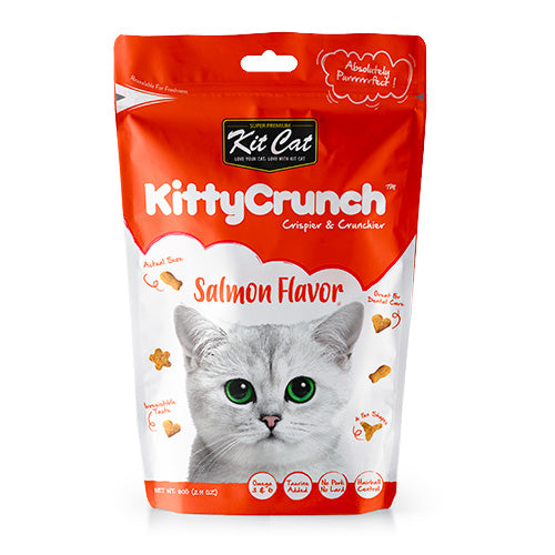 Kit Cat Kitty Crunch Salmon Flavor - Pooch Pet Stores LLC