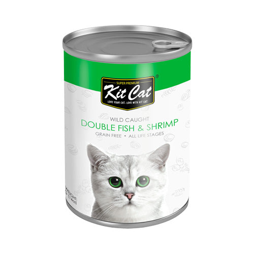 Kit Cat Wild Caught Double Fish and Shrimp - Pooch Pet Stores LLC