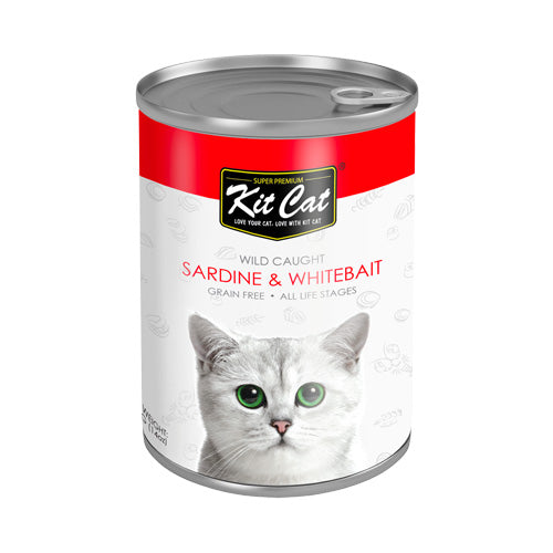 Kit Cat Wild Caught Sardine and Whitebait - Pooch Pet Stores LLC