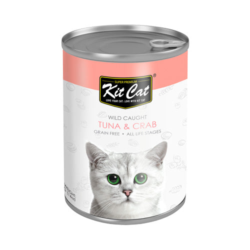 Kit Cat Wild Caught Tuna with Crab Canned Cat Food - Pooch Pet Stores LLC