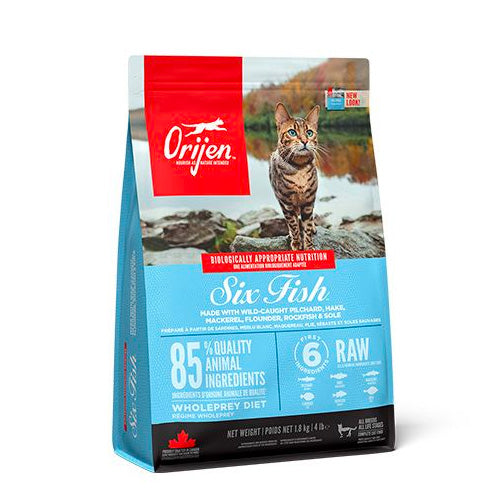 ORIJEN® Six Fish Cat Dry Food - Pooch Pet Stores LLC