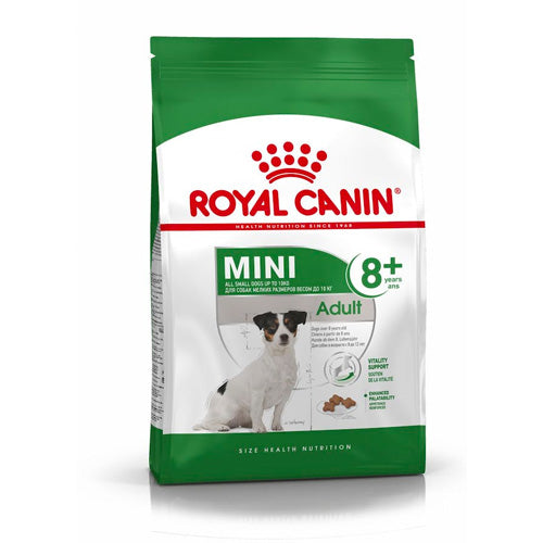 ROYAL CANIN® Size Health Nutrition Mini Adult 8+ Dry Food - Pooch Pet Stores LLC