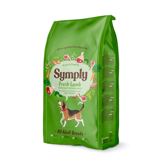 Symply Adult Fresh Lamb with Sweet Potato and Oats Dry Dog Food - Pooch Pet Stores LLC