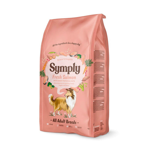 Symply Adult Fresh Salmon with Sweet Potato and Oats Dry Dog Food - Pooch Pet Stores LLC