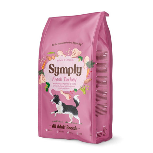 Symply Adult Fresh Turkey with Sweet Potato and Oats Dry Dog Food - Pooch Pet Stores LLC