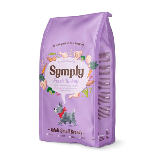 Symply Adult Small Breeds Fresh Turkey with Sweet Potato and Oats Dry Dog Food - Pooch Pet Stores LLC