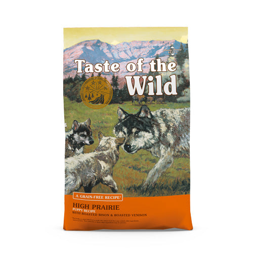 Taste of the Wild High Prairie Puppy Recipe with Roasted Bison & Roasted Venison - Pooch Pet Stores LLC