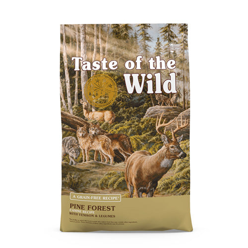 Taste of the Wild Pine Forest Canine Recipe with Venison & Legumes - Pooch Pet Stores LLC