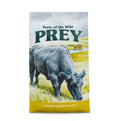 Taste of the Wild Prey Angus Beef Recipe for Cat with Limited Ingredients - Pooch Pet Stores LLC