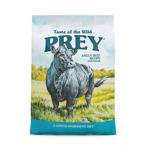 Taste of the Wild Prey Angus Beef Recipe for Dog with Limited Ingredients - Pooch Pet Stores LLC