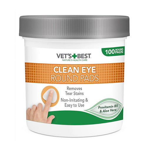 Vet's Best® Clean Eye Round pads (100 pads) - Pooch Pet Stores LLC