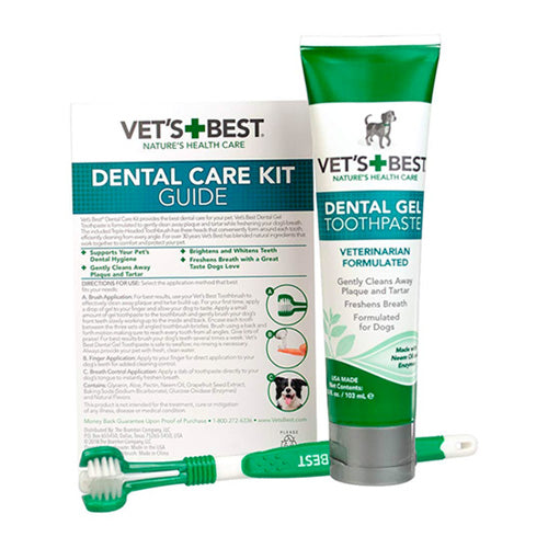 Vet's Best® Complete Enzymatic Dental Care Kit - Pooch Pet Stores LLC