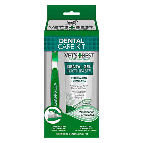 Vet's Best® Complete Enzymatic Dental Care Kit - Pooch Pet Stores LLC