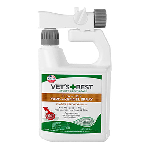 Vet's Best® Flea and Tick Yard & Kennel Spray - Pooch Pet Stores LLC