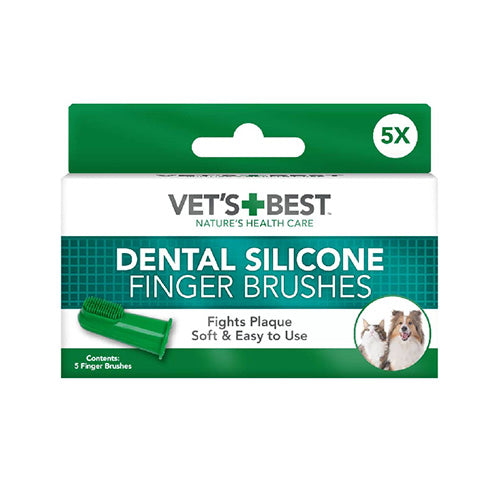 Vet's Best® Silicone Finger Brushes - Pooch Pet Stores LLC