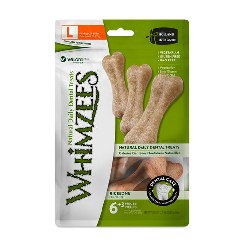 WHIMZEES® Rice Bone Dental Chew - Pooch Pet Stores LLC