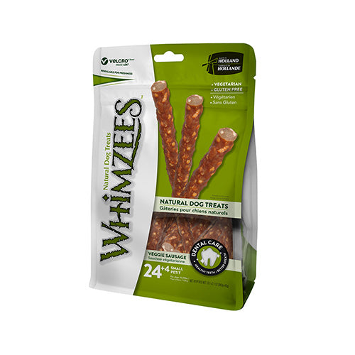 WHIMZEES® Veggie Sausages Natural Dental Treats - Pooch Pet Stores LLC