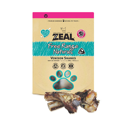 Zeal® Free Range Naturals Venison Shank - Pooch Pet Stores LLC