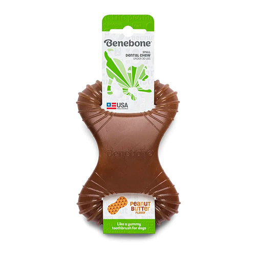 Benebone Dental Peanut Butter Chew Dog Toys - Pooch Pet Stores LLC