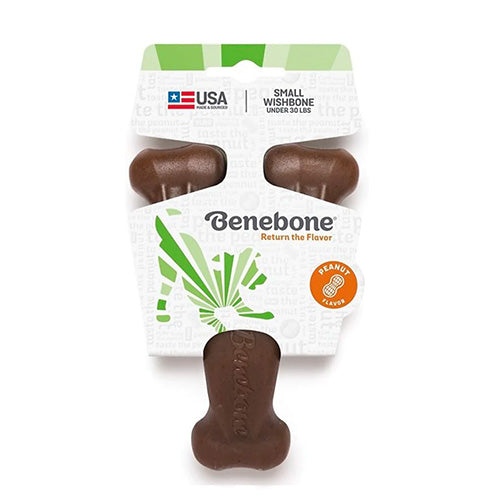 Benebone Wishbone Peanut Chew Dog Toy - Pooch Pet Stores LLC