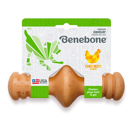 Benebone Zaggler Chicken Dog Chew Toy - Pooch Pet Stores LLC