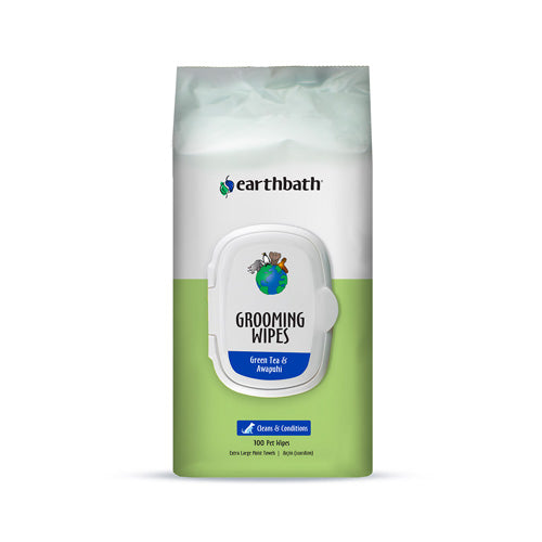 earthbath® Grooming Wipes - Green Tea & Awapuhi - Pooch Pet Stores LLC