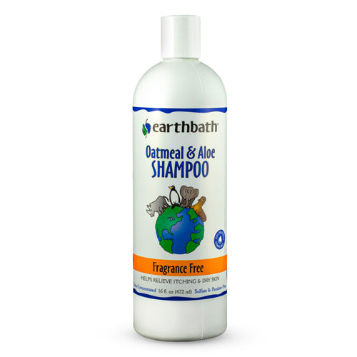 earthbath® Oatmeal & Aloe Shampoo - Fragrance Free - Pooch Pet Stores LLC