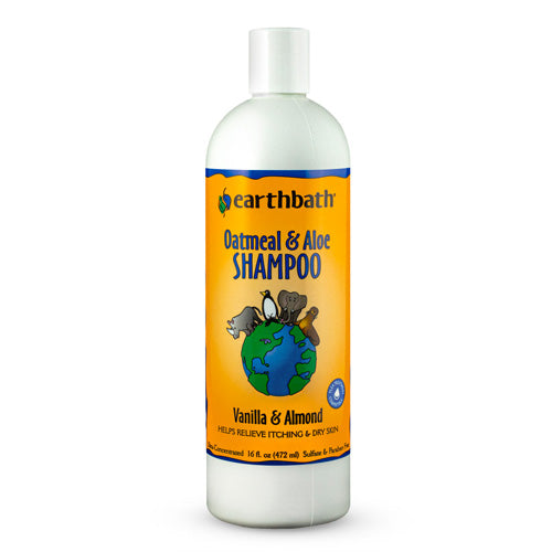 earthbath® Oatmeal & Aloe Shampoo - Vanilla & Almond - Pooch Pet Stores LLC